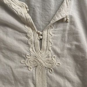 Calypso St. Barth small white/cream tunic top